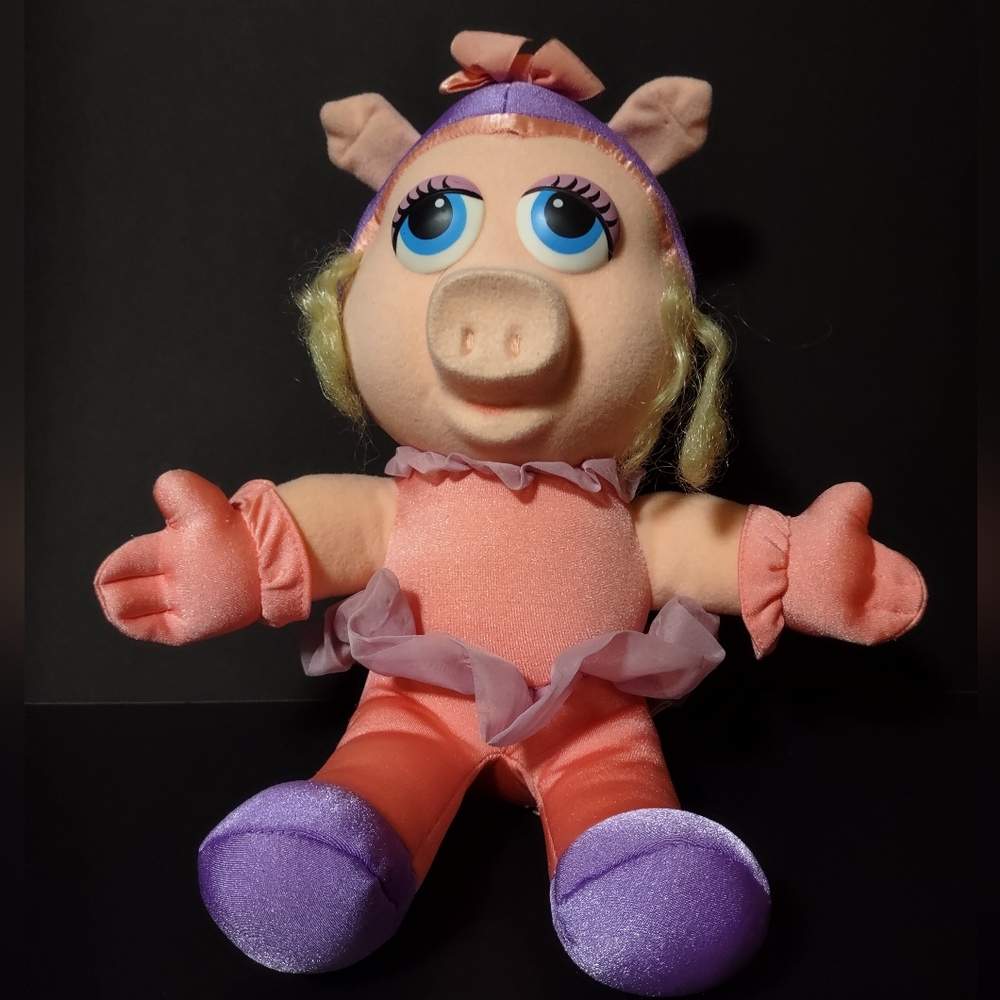 Vintage Muppet Baby Miss Piggy Circus Performer Dakin 1988 RARE Henson
